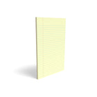 Staples - Bloc-notes à réglage étroit de 5 x 8 po, canari, 50 feuilles/bloc, paquet de 12-50 feuilles par bloc