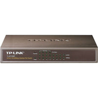 TP-LINK – Commutateur de bureau 8 ports 10/100Mbps - 4 Ports PoE (TL-SF1008P)-Quatre ports PoE transfèrent les données et l’alimentation sur un seul câble