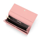 Champs - Portefeuille extensible trifold RFID - Rose-Compartiment pour le pliage des billets