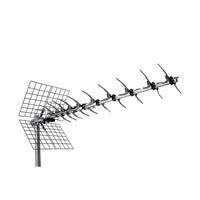 Digiwave – Antenne télé numérique UHF extérieure, 16,8 x 21 x 48 (po), argenté-Bonne performance pour les chaînes de 2 à 69