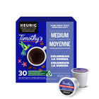 Timothy’s - Capsules K-Cup de café Colombien La Vereda torréfaction moyenne - Paquet de 30-Recyclables : nos dosettes K-Cup sont recyclables dans certains endroits. Il se peut qu’elles ne soient pas recyclables dans votre région.