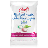 Kerr's - Bonbons légers, menthes striées, aucun sucre ajouté-Aucun sucre ajouté