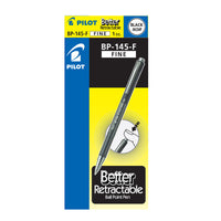 Pilot - Stylos à bille Better - rétractables, rechargeables - 0,7 mm - noir - paquet de 12 (BP145-F-BK)  -Stylo à bille