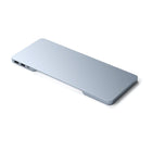 Satechi - Station d'accueil mince USB-C pour iMac 24" - Bleu-Prend en charge jusqu'à 10 Gbit/s haute vitesse M.2 NVME vers USB 3.1 Gen 2, vitesse 6 Gbit/s M.2 SATA vers USB 3.1 Gen 1, solution parfaite pour le transfert et la sauvegarde des données