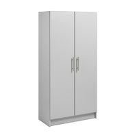 Prepac Elite 32" Armoire De Rangement-Gris Clair (GES-3264)-2 tablettes réglables et 1 tablette fixe