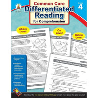 Livre numérique : Carson Dellosa - Differentiated Reading for Comprehension, 104616-EB, 4e année-Vous recevrez deux courriels : le premier confirmant la totalité de votre commande et le second comportant un lien de téléchargement. Vous pourrez utiliser le lien de téléchargement immédiatement ou plus tard, comme vous le voulez.