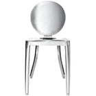 Nicer Furniture - chaise d'appoint Kong - acier inoxydable-Finition polie comme un miroir