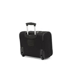 Swiss Gear - Mallette Polytex pour portatif de 15,6 po, avec roulettes, noire-Pochette avant avec séparateur - pochettes pour cartes de crédit/professionnelles, téléphone cellulaire, stylos/crayons et breloque porte-clés