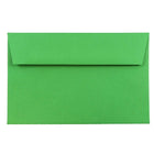 JAM Paper Enveloppes recyclées pour invitations à fermeture gommée Brite Hue, 5 3/4 x 8 3/4 po, vert Noël, paq./100-Vert festif