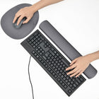 DAC Repose-poignets de clavier à bord droit Super-Gel MP-114, 19 1/4 x 3 x 1 (po), gris-19 1/4 x 3 x 1 (po)