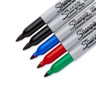 Sharpie - Marqueurs permanents − Pointe fine − Couleurs variées − Paquet de 5-Indélébile sur la plupart des surfaces difficiles à marquer