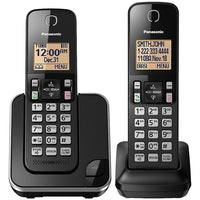 Panasonic – Téléphone sans fil KXTGC382B, 2 combinés, noir-Système à 2 combinés, expansible à 6 combinés