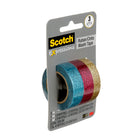 Scotch - Ruban washi Expressions, tailles assorties, 3 rouleaux/paquet (C1017-3-P2)-Bleue