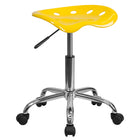 Flash Furniture – Tabouret tracteur éclatant de 25,75 po, jaune (LF214AYELLOW)-Finition jaune