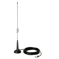 Cobra - Antenne BP 18,5 po à montage magn., noire-Antenne de 18,5 pouces à montage magnetique qui se fixe facilement sur le toit ou le couvercle du coffre de votre vehicule