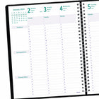 Blueline - Agenda Hebdomadaire/Mensuel Timanager 2023, 7 jours, 11 H x 8-1/2 L po, Anglais, Noir-Répertoire téléphonique