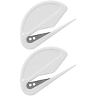 Staples Ouvre-lettres - Paquet de 2-La conception facile à utiliser permet d'ouvrir les enveloppes en douceur et sans effort.