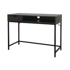 Simply Writing Desk - Expresso-Bureau en MDF expresso avec cadre en métal robuste