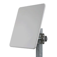 Turmode - Antenne plate sans fil de 2,4 GHz, 13,9 x 13,9 x 1,8 po, blanc-Gain élevé, profil bas