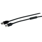 StarTech  Câble USB 2.0 A vers B actif, M/M, 15 m/50 pi-Éliminez les contraintes de distance sans perte de qualité du signal