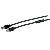 StarTech  Câble USB 2.0 A vers B actif, M/M, 15 m/50 pi-Éliminez les contraintes de distance sans perte de qualité du signal