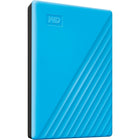 Western Digital - Disque dur portable My Passport de 2 To - Bleu-Password protection + 256-bit AES hardware encryption