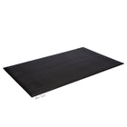 Mat Tech - Tuff Spun Foot Lover, Tapis Anti-fatigue, 3' x 5', 3/8", Surface Cannelée - Noir-Tapis Ergonomique