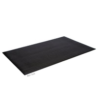 Mat Tech - Tuff Spun Foot Lover, Tapis Anti-fatigue, 3' x 5', 3/8", Surface Cannelée - Noir-Tapis Ergonomique