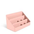 Poppin - Range-tout de tiroir, rosé-Organiseur de bureau et équipé de trois compartiments séparés et de séparateurs à ailettes coulissantes qui se déplacent horizontalement pour une plus grande flexibilité