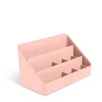 Poppin - Range-tout de tiroir, rosé-Organiseur de bureau et équipé de trois compartiments séparés et de séparateurs à ailettes coulissantes qui se déplacent horizontalement pour une plus grande flexibilité
