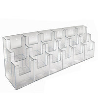 Azar Displays – Porte-dépliants à 18 compartiments, 3 niveaux (252821)-Porte-dépliants