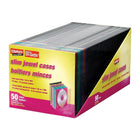 Staples - Boîtiers minces pour CD, paquet de 50-Protégez et rangez vos CD