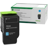 Lexmark C231HC0 Cartouche de toner cyan à rendement élevé et à programme de retour-Couleur : Cyan