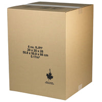 Crownhill - Boîte de demenagement/rangement - 6,0 deg C - 20 po l x 20 po L x 26 po H - Paquet de 10-Ondule kraft