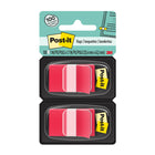 Post-it - Drapeaux 1 po x 1,7 po - Rouge - 50 Drapeaux/Distributeur - 2 Distributeurs/Paquet-Les drapeaux facilitent le marquage et la mise en évidence des informations importantes