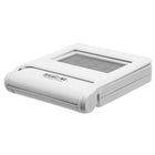 Marathon – Réveil-matin de voyage atomique avec 8 fuseaux horaires et rétroéclairage automatique, blanc-Format d’affichage de 12 ou 24 heures