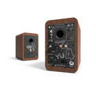 Kanto YU4 Haut-parleurs de bureau amplifiées 140W avec Bluetooth et préamplificateur phonov - Noyer-Sorties: SUB-out, Port de charge USB (5V / 1A)