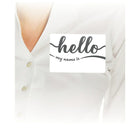 Avery Bonjour Étiquettes badges autocollants, Anglais, Paquet de 30 (2351)-Papier