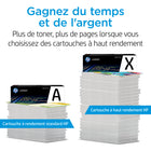HP 312A (CF440AM) Ens. 3 cartouches de toner HP LaserJet cyan, magenta et jaune d’origine-Contenu de la boîte: Nouvelle cartouches d’encre HP d’origine