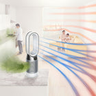 Dyson Pure Hot + Cool Link Purificateur d'air chauffant et ventilateur, blanc / argent-Mode flux d’air inversé
L’air purifié est dévié et sort par l’arrière de l’appareil, pour purifier sans rafraîchir4.