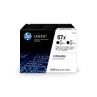 HP - Cartouche de toner LaserJet d'origine 87X (CF287XD) noir, haut rendement, paq./2-Couleur : noir