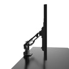 Kanto – Support de table double à amortisseurs à gaz DMS2000 pour deux moniteurs de 17 po à 32 po, noir-Supporte deux moniteurs pesant chacun de 3,3 lb à 16,5 lb (1,5 kg à 7,5 kg)