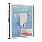 Staples - Reliure Better Binder, 1/2 po, blanc-Plus résistante et plus facile à utiliser