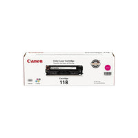 Cartouche de toner Canon 118, magenta, haut rendement-Le toner magenta produit des documents vifs et colorés