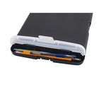 StaplesMD – Planchette à pince pour boîte de rangement, noir-Compartiments de rangement séparés pour les stylos et les petits articles