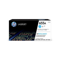 HP - Cartouche de toner cyan LaserJet d'origine 655A (CF451A)-Couleur : cyan