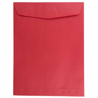 JAM Paper - Enveloppes colourées pour catalogue ouvert - 9" x 12" - Rouge recyclé - Paquet de 50-La couleur rouge