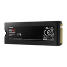 Samsung - 990 PRO avec dissipateur thermique 2 To PCIe 4.0 NVMe M.2 SSD - Noir-Cryptage matériel AES 256 bits