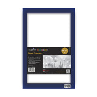 SECO - Snap Étui de cadre pour affiche - 11 po l x 17 po H - Bleu-Le cadre à chargement frontal à charnière à ouverture rapide facilite et accélère le changement d'affiches et de photos