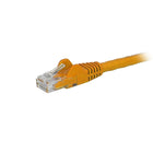 Câble de raccordement Ethernet StarTech Cat6 avec connecteurs Snagless RJ-45, 4 pi, Orange (N6PATCH4OR)-Gaine en PVC orange pour vos connexions en codes de couleur